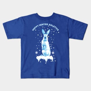 Winter Bunny Kids T-Shirt